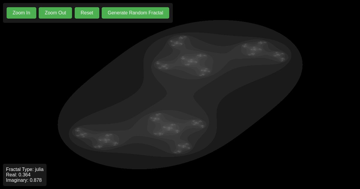 Fractal Explorer with Random Generator