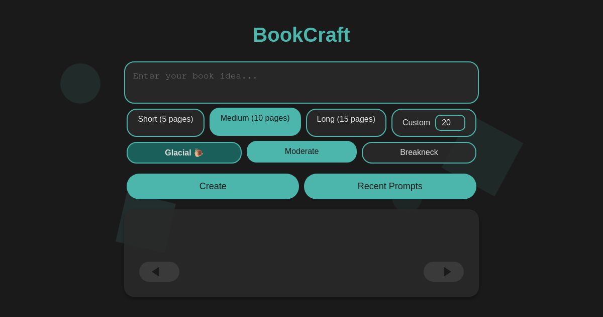 BookCraft - Create Your Own Interactive Story
