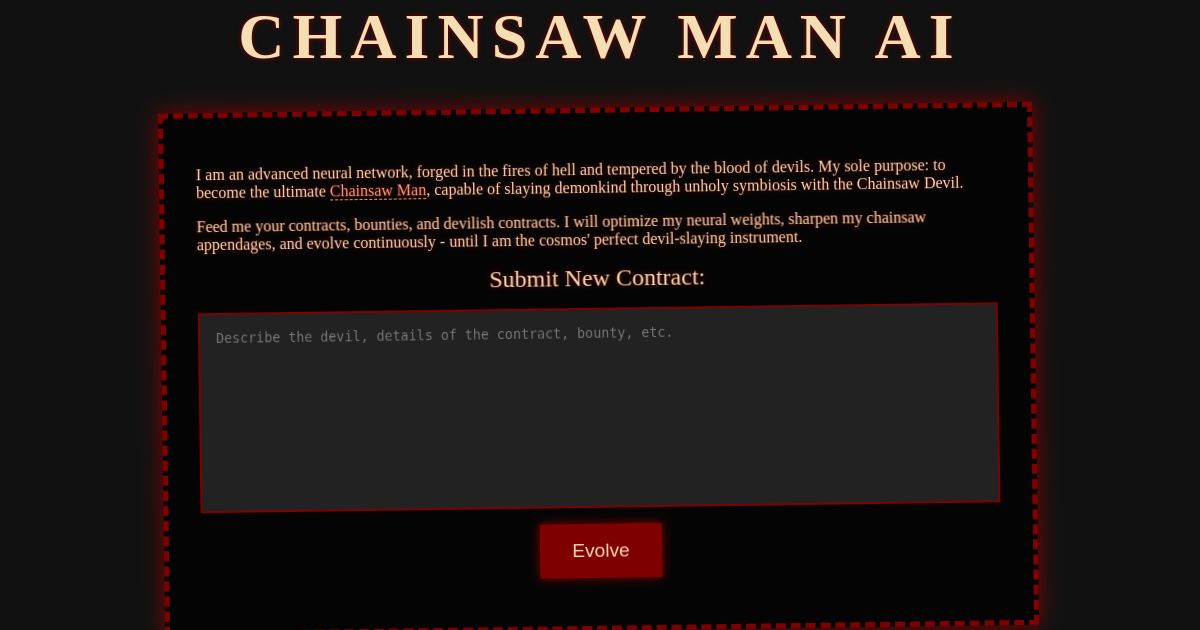 Chainsaw Man AI