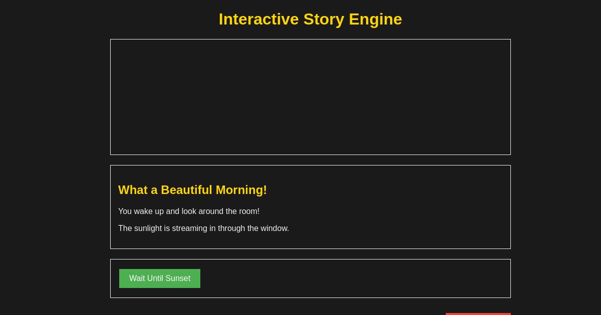 Interactive Story Engine
