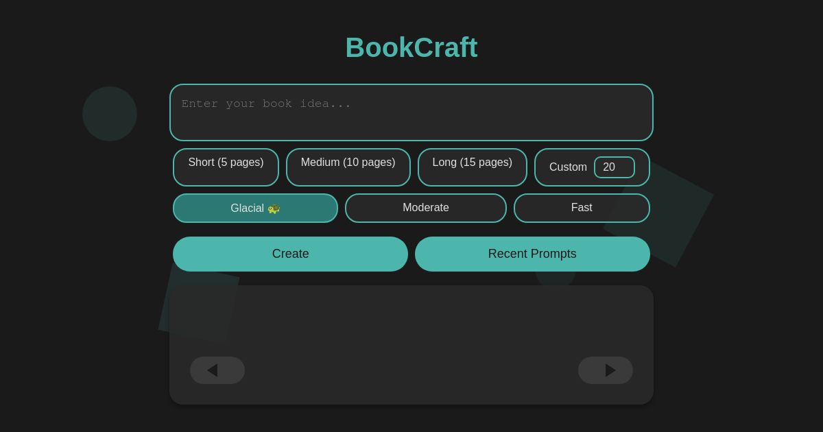 BookCraft - Create Your Own Interactive Story
