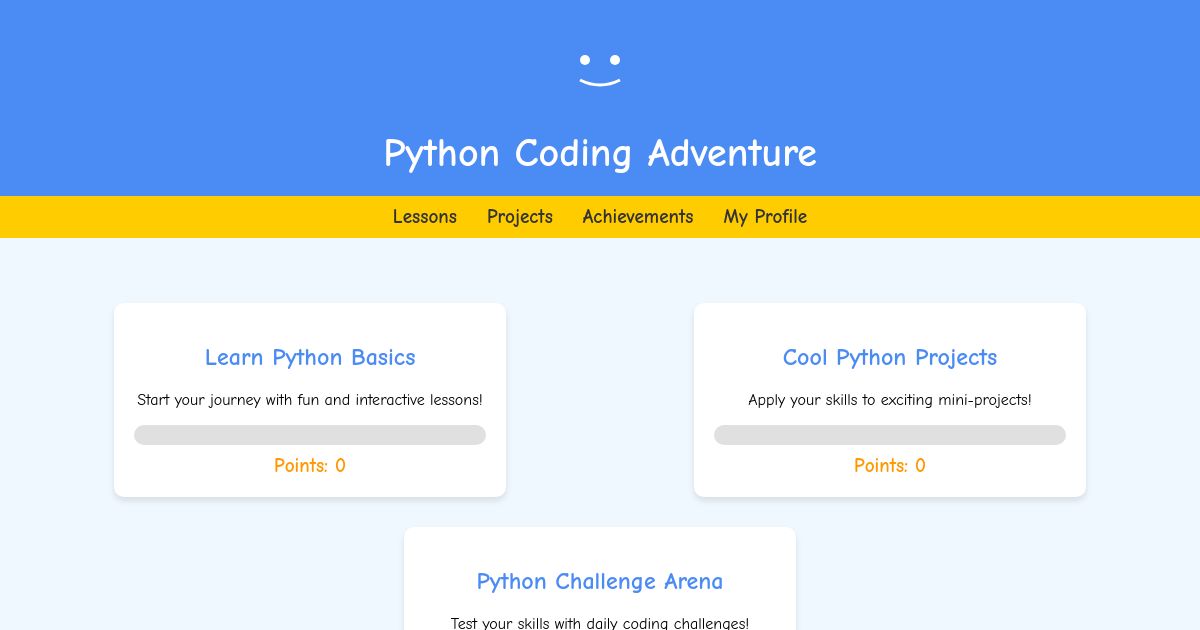 Python Coding Adventure for Kids