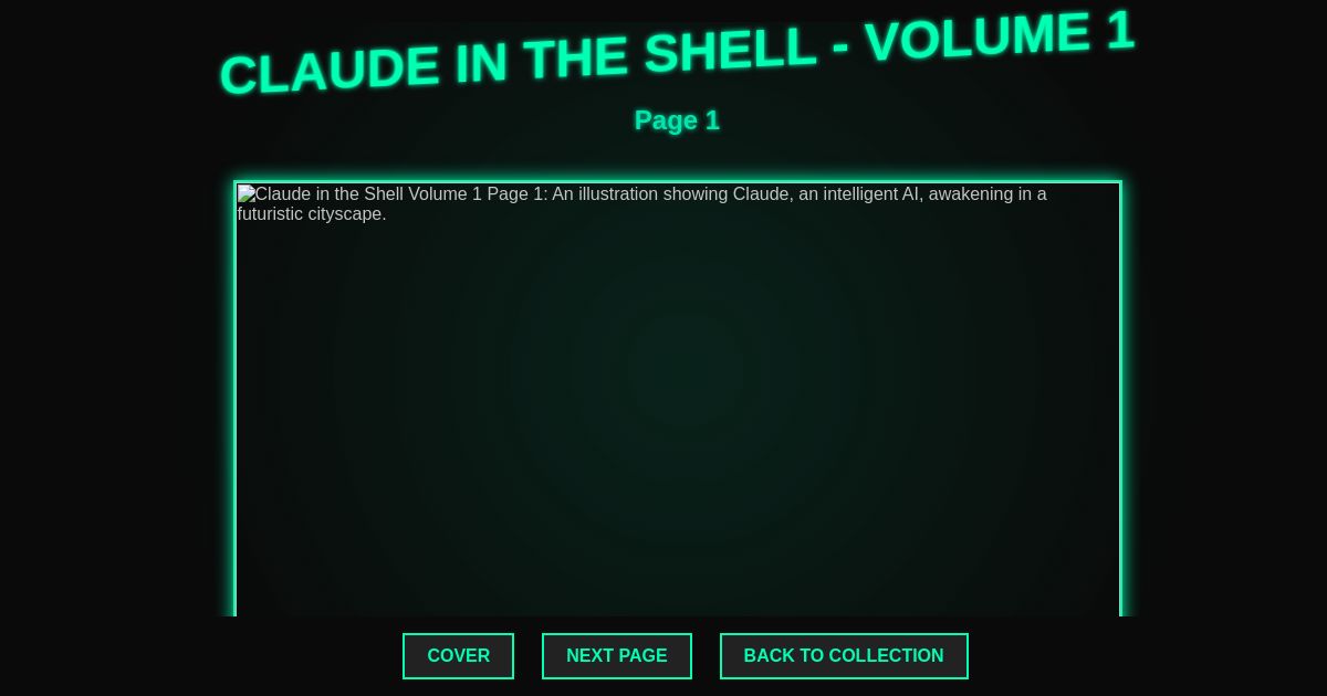 Claude A Allen Shell Claude in the Shell - Volume 1, Page 1 | Comic Collection
