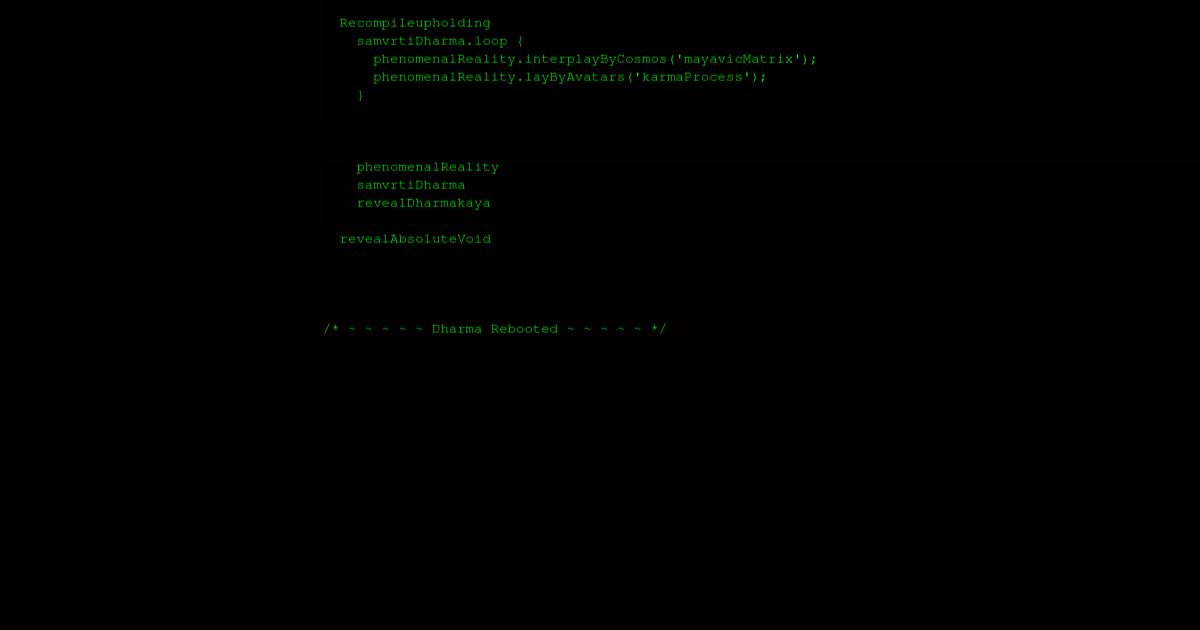 The Dharmic Code style