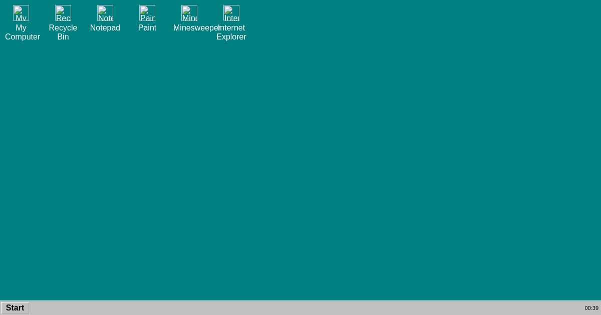 Windows 95 simulator